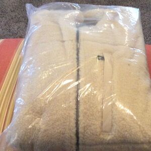 Cozy Cream Sherpa Jacket, Nwt